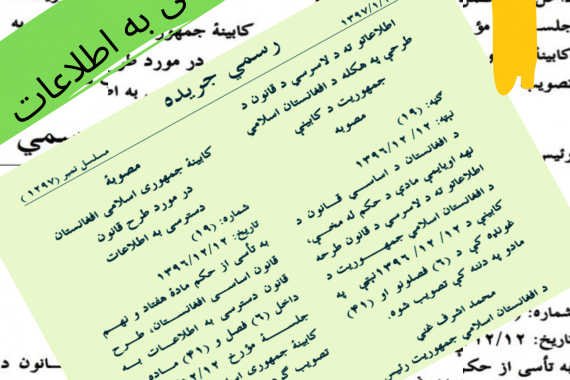 AFJC backs Afghan Media’s Protest Against” Severe Limitation in Access to information”